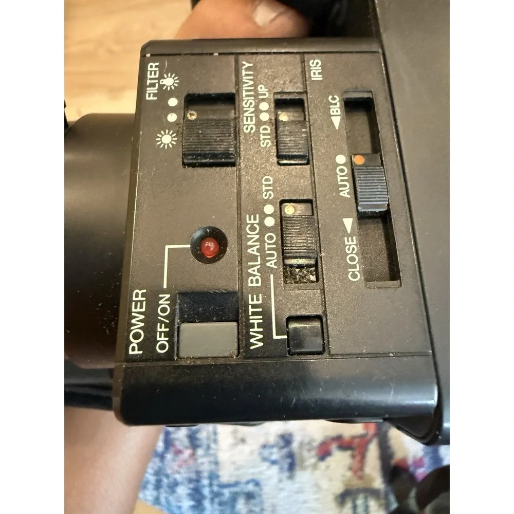 Vintage Video Camera JVC Saticon Color Compact Model GZ-S3U Camcorder Not Tested